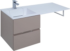 Aquanet Тумба под раковину Алвита 48 капучино – фотография-1